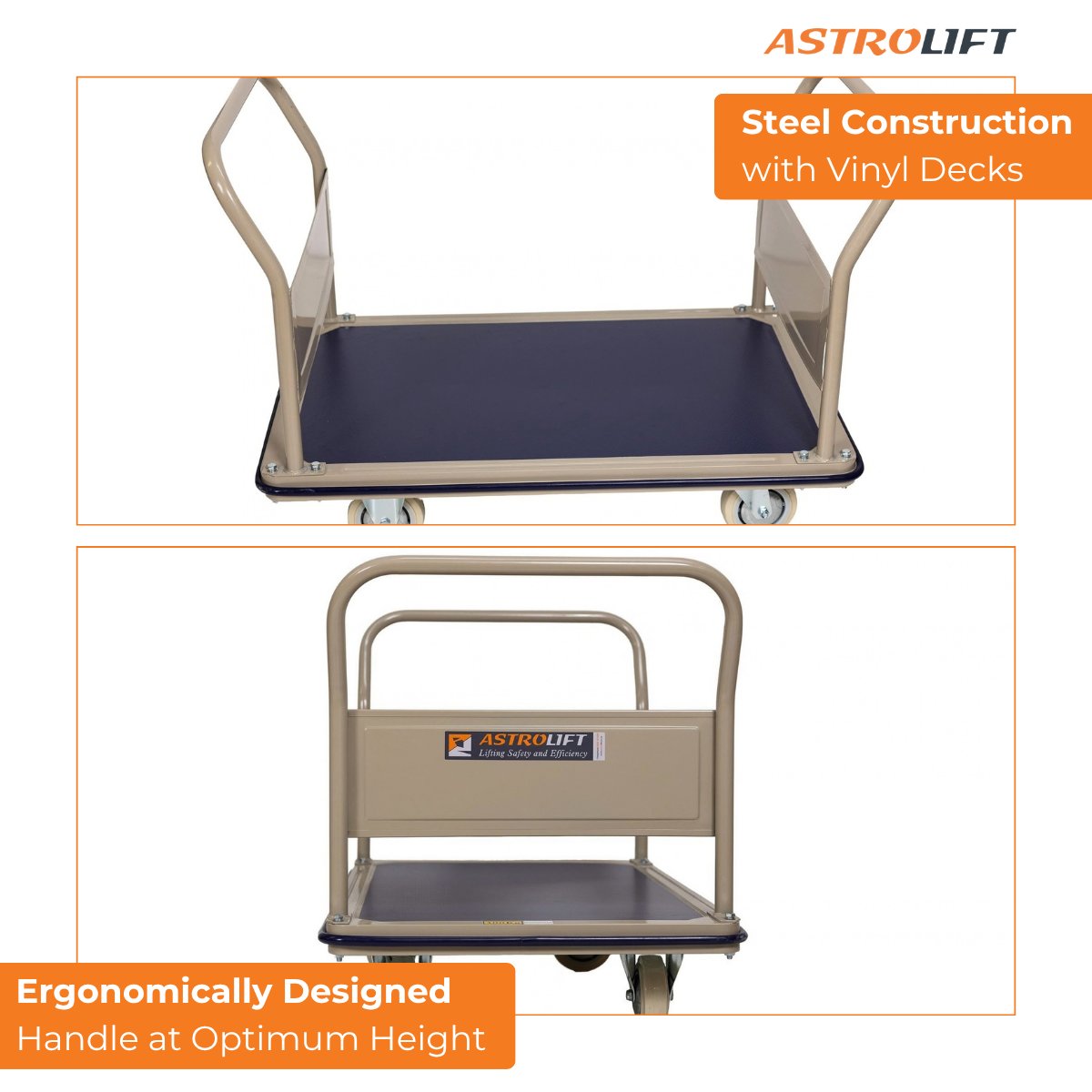 Buy Vinyl Deck Platform Trolley in Trolley from Astrolift NZ